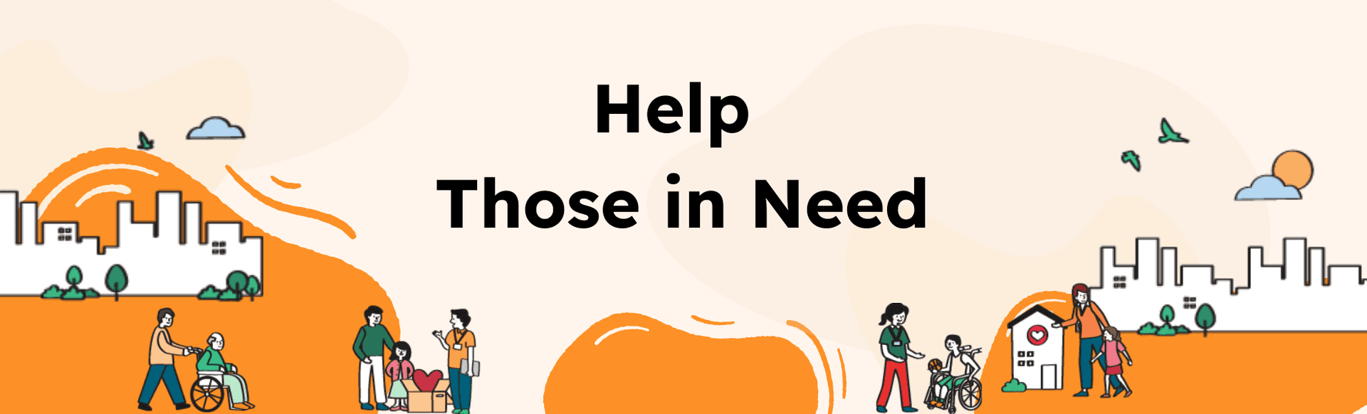 Help Those in Need Banner