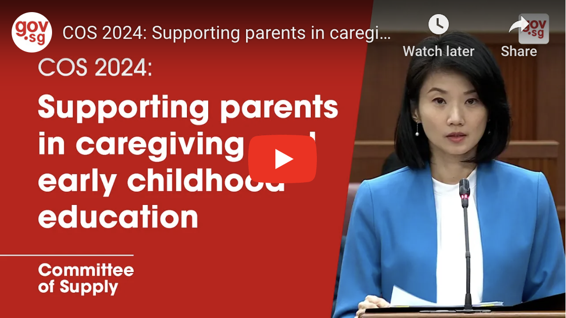 COS 2024: Supporting parents in caregiving and early childhood education