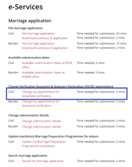 Change Verification Document & Statutory Declaration (VD/SD) Appointment