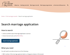 Marriage Applications